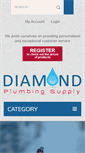 Mobile Screenshot of diamondplumbingsupply.com